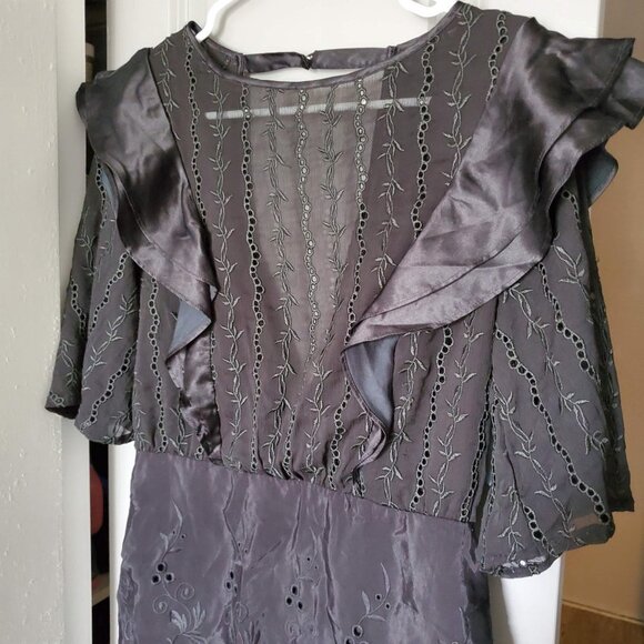 NWOT Free People Party Mackenzie Eyelet Mini Dress - Picture 6 of 6